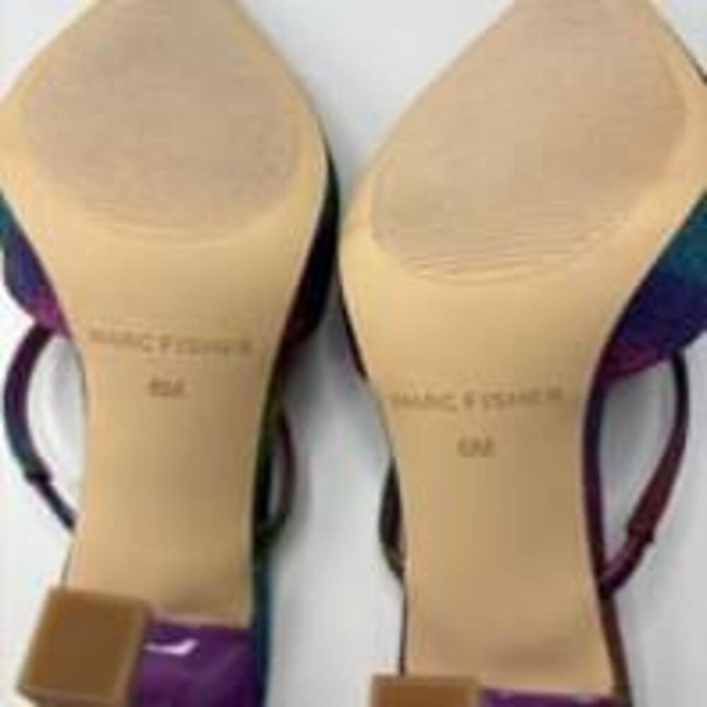 Women's Marc Fisher Multicolor Heels Size 6M - Picture 4 of 9